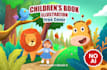 draw amazing childrens book illustration and cover
