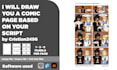 draw you a comic page based on your script