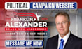 design political campaign website, donation, election website on wix, wordpress