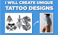 make unique and creative tattoo designs for you