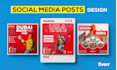design social media post, facebook ads, instagram post within 5 hrs