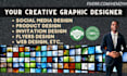 do attractive social media, product, christmas holiday new year card design