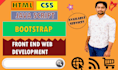 be your front end web developer front end developer html css bootstrap