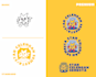 draw a cute mascot logo for food and beverage brands
