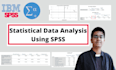 do statistical data analysis using spss