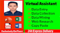 do data entry, data management and data collection