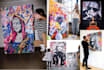 design unique poster wall art designs with mockups