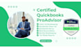 be your quickbooks proadvisor for catch up, clean up quickbooks bookkeeping