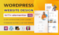 create responsive wordpress website with elementor pro page builder