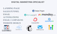 do thrivecart, convertkit, syeteme io, monday simvoly, leadpages, carrd
