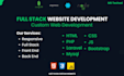 be your full stack web developer PHP laravel javascript html