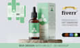 design cbd or hemp product packaging box and label