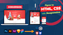 psd to html,figma to html,bootstrap,html css,responsive