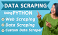 do data scraping, web scraping, data mining using python