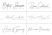 design signature handwritten logo