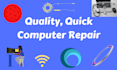 remotely troubleshoot, fix, repair windows computer, laptop