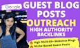 do guest post with high quality dofollow backlinks