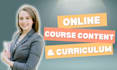write online course content or curriculum on any subject