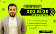 do monthly SEO blog writing or be a content writer for blogs