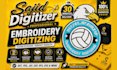do embroidery digitizing into dst,pes in just 30 minutes