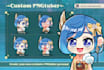 design a custom pngtuber character model for streaming