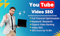 do the best youtube SEO for your video rank