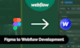 convert figma to webflow , xd to webflow website