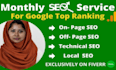 do google top first page ranking website by monthly SEO service