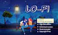 create romantic lofi loop animation