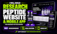 build fda compliant peptide website and research peptide ecommerce store and app
