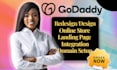 redesign godaddy ecommerce, godaddy website design godaddy website redesign