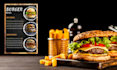 design food menu, restaurant menu, and drink menu