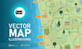 create a vector map illustration for any of your events
