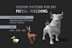 design custom sculpture dxf pattern for DIY metal welding