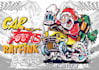 do rat fink hot rod cartoon style for tshirt design