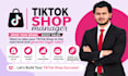 tiktok shop setup, tiktok affiliate marketing, ads and dropshipping for brand