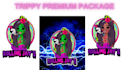 do melted dripping ,psychedelic, trippy style logo