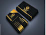 professional  minimalist business card design print ready