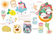 draw simple cute kawaii vector animal and object illustrations