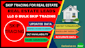 do skip tracing for real estate leads list,llc skip tracing