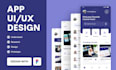 do mobile app UI UX design, ios design, wireframe, or apps prototype in figma