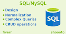 write sql queries and customize database on mysql