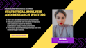 do statistical analysis and research writing for medical and biology articles