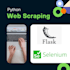 do web scraping and data scraping with python