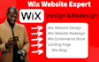 build wix website wix website design wix website redesign