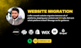 move migrate squarespace wordpress wix shopify website with same design and SEO
