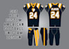 do american football and all kind of uniform mockup design