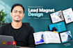 design professional PDF lead magnet, brochure, or ebook