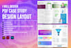 do professional pdf case study design layout