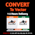 redraw any logo, image to vector fast and clean